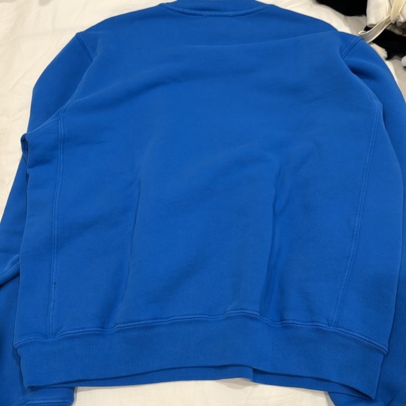 MADHAPPY ASPEN EXCLUSIVE FLEECE CREWNECK IN BLUE Size Medium New with Tags